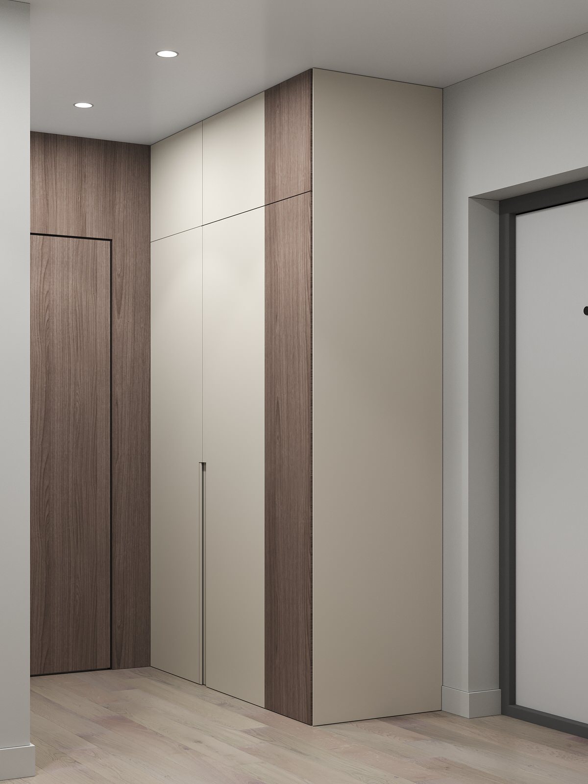 Квартира для молодой семьи с элементами сканди