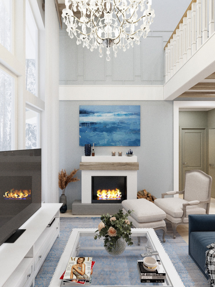 Дизайн проект каркасного дома в коттеджном поселке "Чайка", Московская область