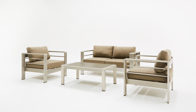 Renava Solana Outdoor Grey Sofa Set