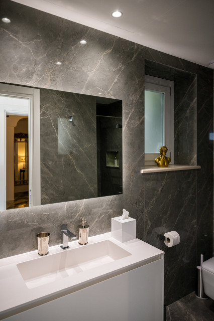 Villa Azzurra Praiano - Bagno contemporary-bathroom