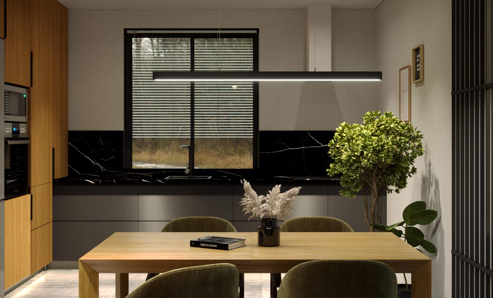 Интерьер Частного дома 110 м2. Современный интерьер для молодой пары