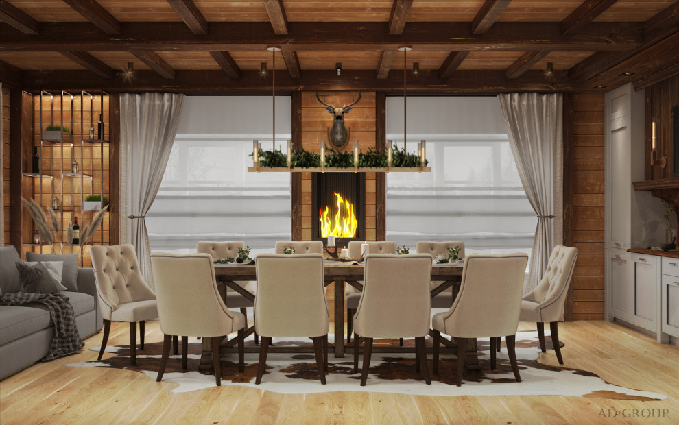 Банный комплекс в стиле Шале