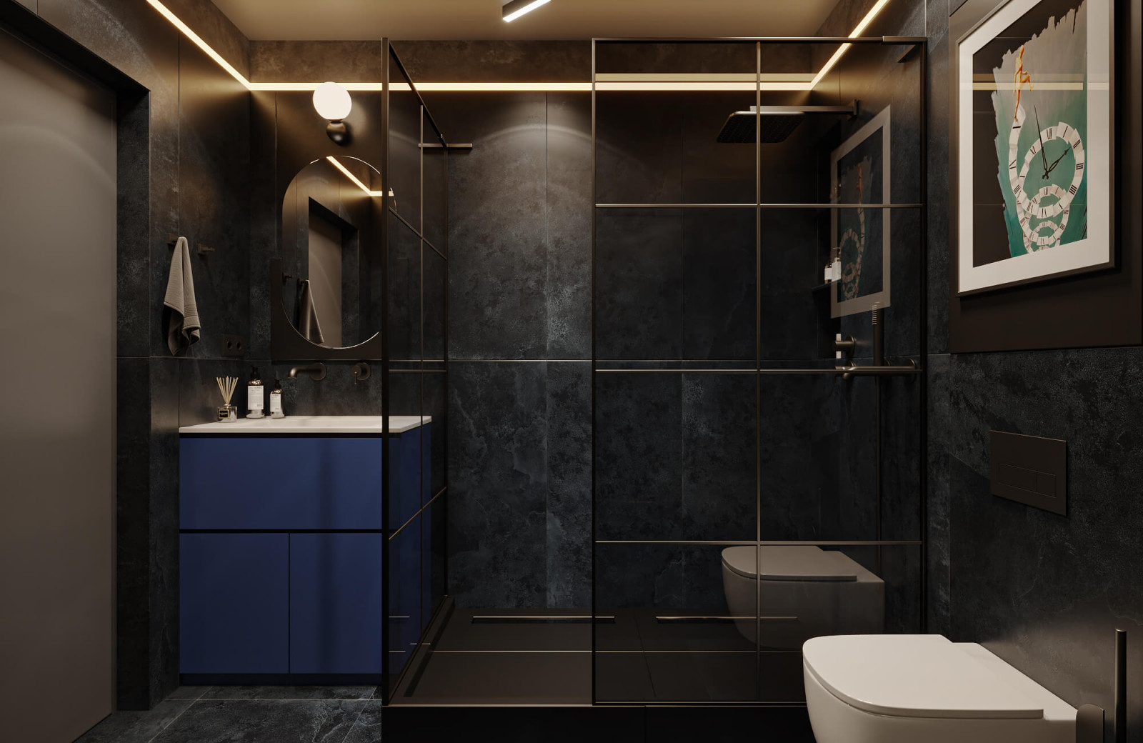 Квартира 93 кв.м. г. Калининград   Ванная комната