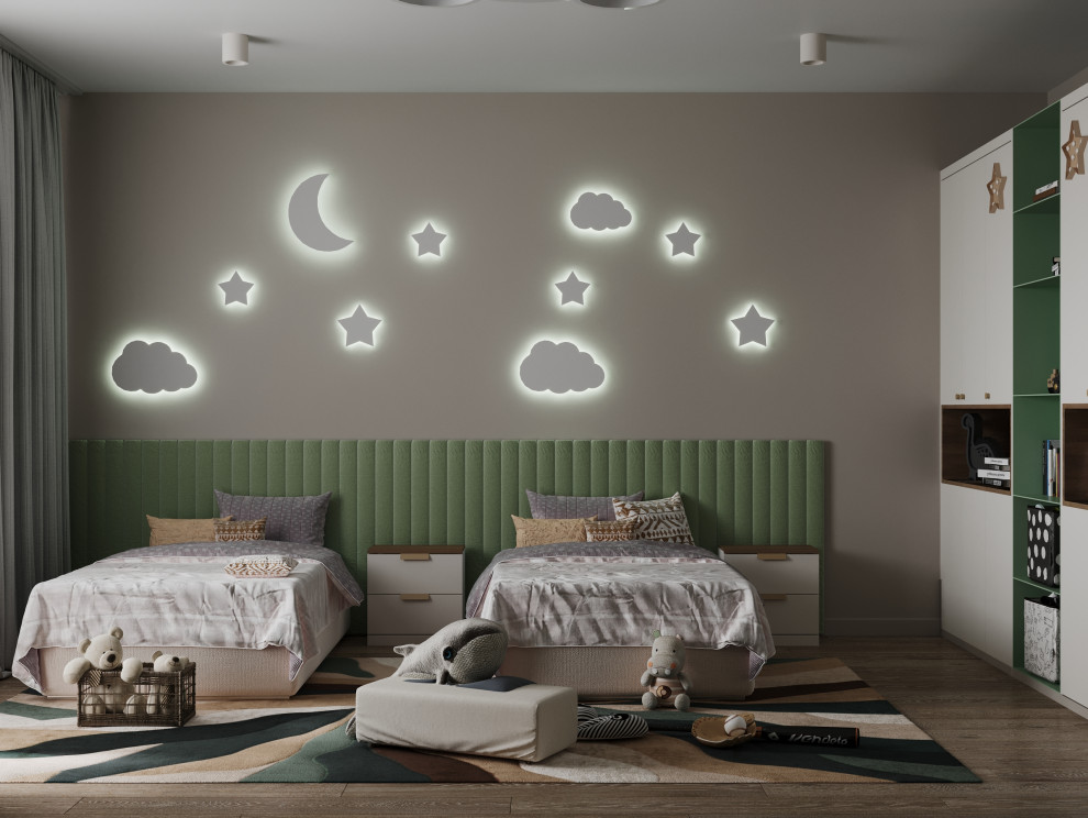 Детская в природных тонах