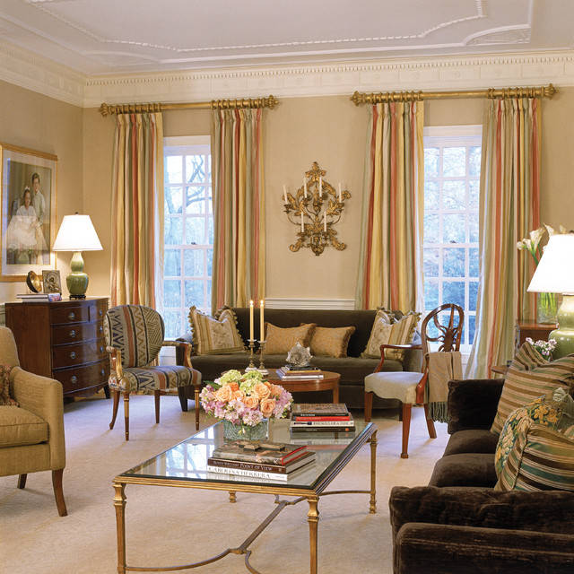 English Manor House Mclean Traditional Living Room Dc