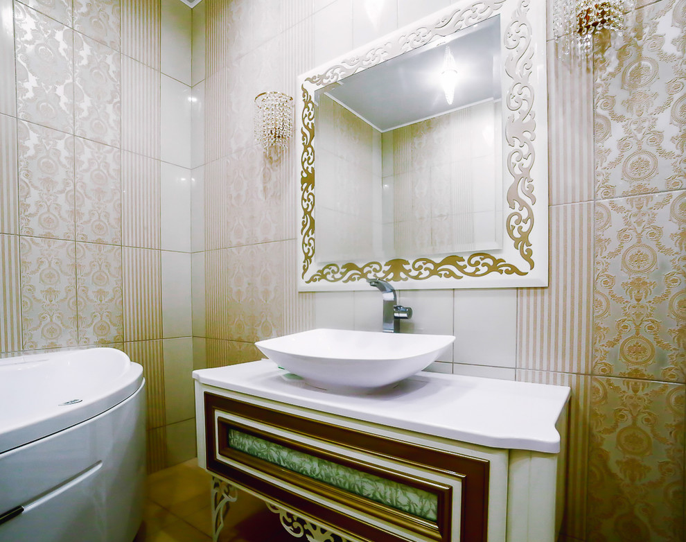 Классический интерьер трехкомнатной квартиры