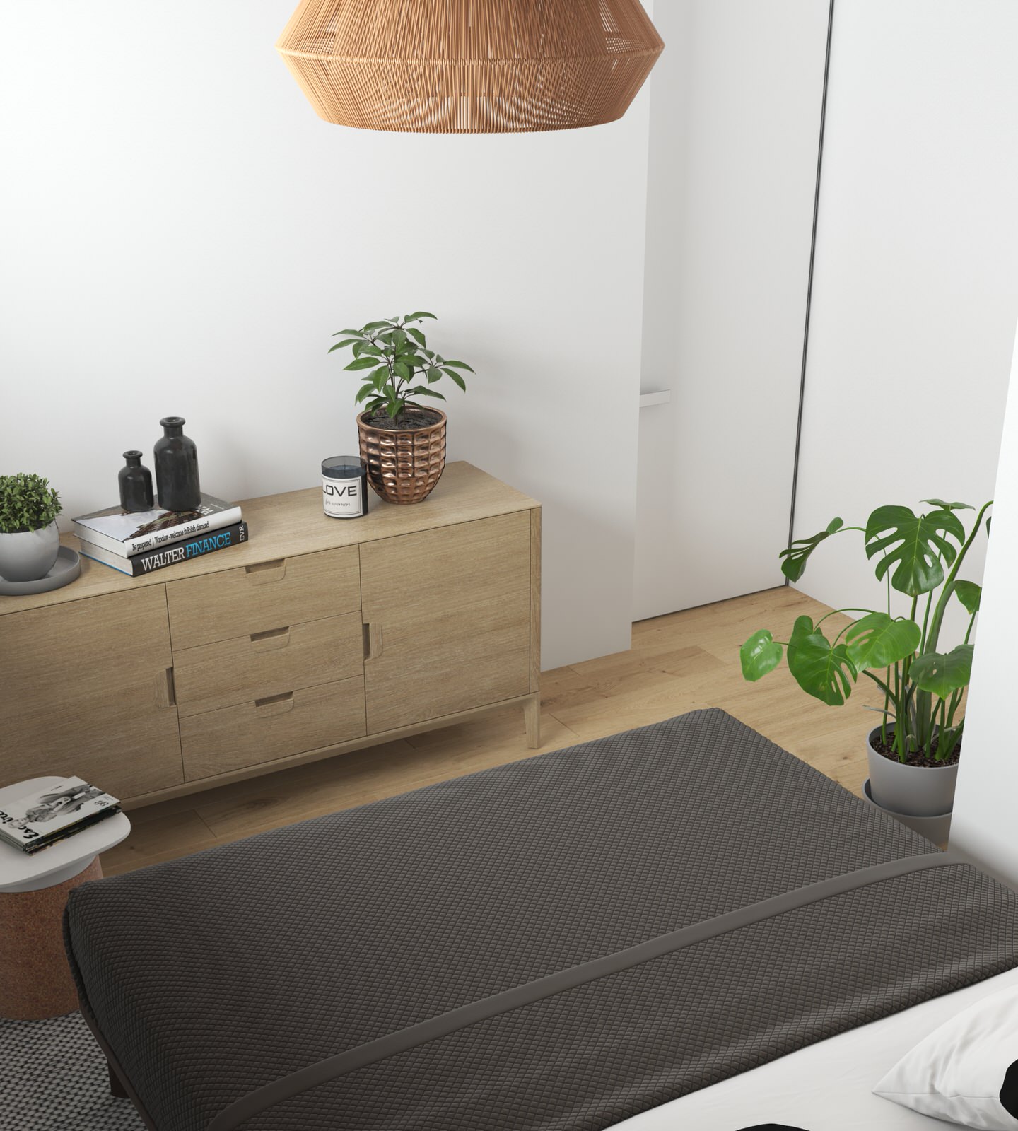 Дизайн-проект интерьера загородного дома (из бруса)