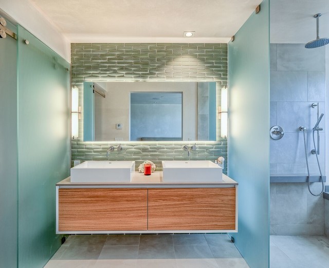 Cannery Row contemporary-bathroom