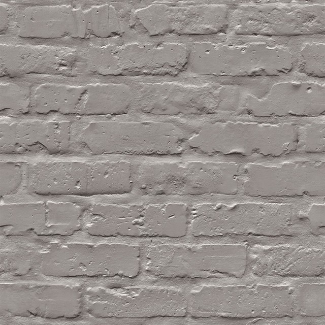 Faux Brick Wallpaper, Double Roll Wallpaper by Walls Republic Houzz