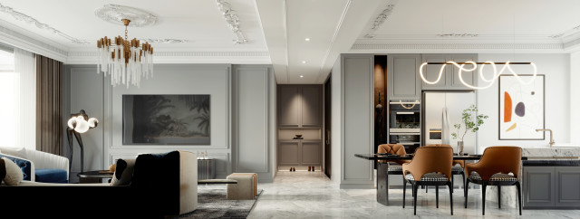 Modern Luxe Residence in Kensington modern-vardagsrum