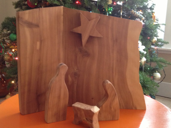 Modern Nativity Set by Woodland Mod