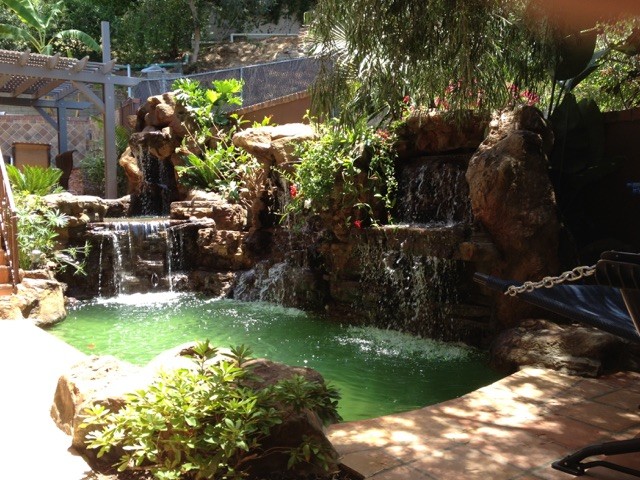 Griffith Park, LA, CA - Koi Pond with Waterfalls