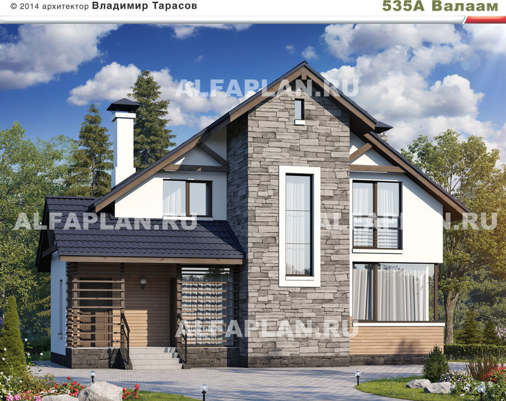 ШАЛЕ - дома с двухскатной кровлей