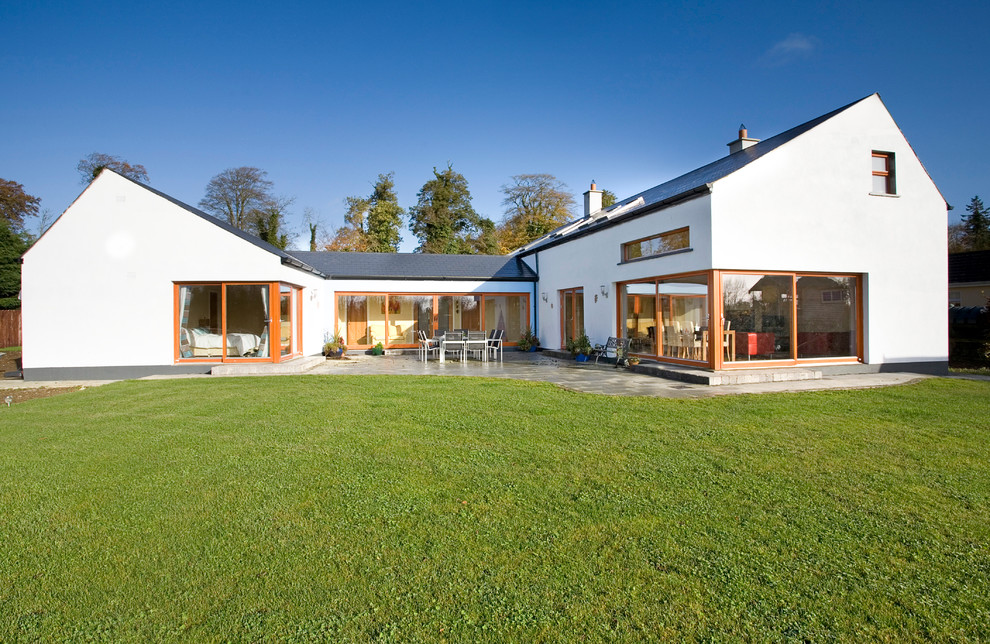This is an example of a transitional exterior in Dublin.