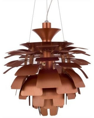 Petal Pendant Light - 28W in. Copper