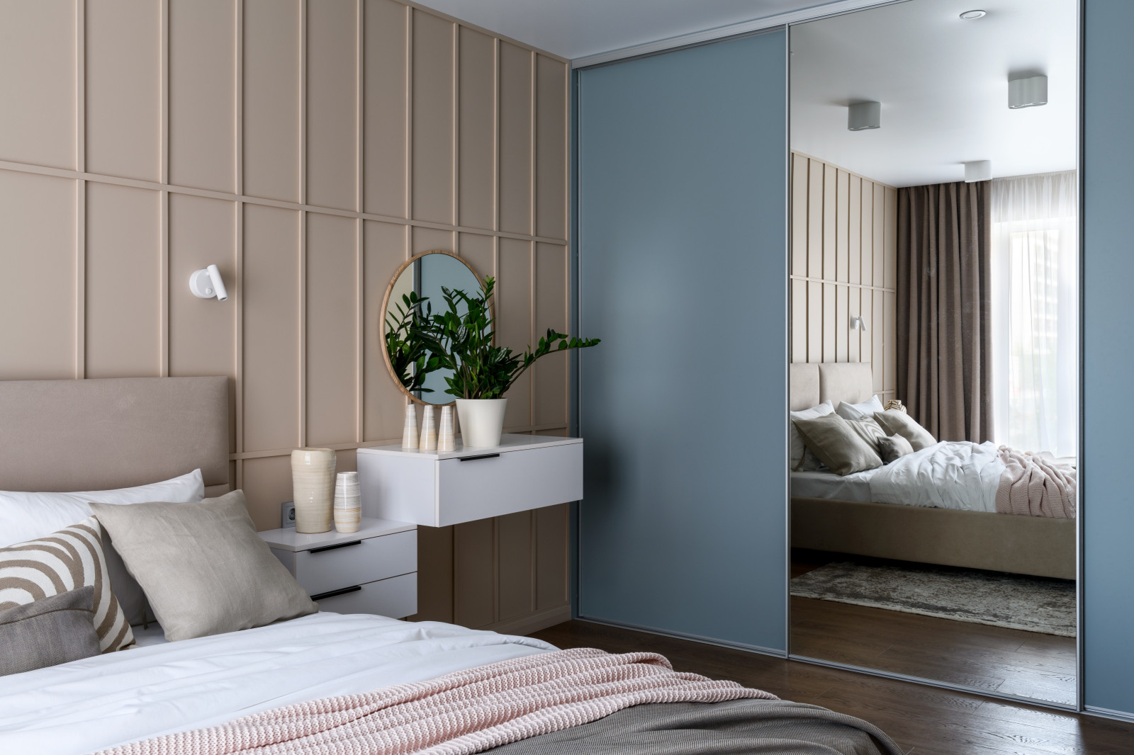 Светлая квартира для семьи с двумя детьми