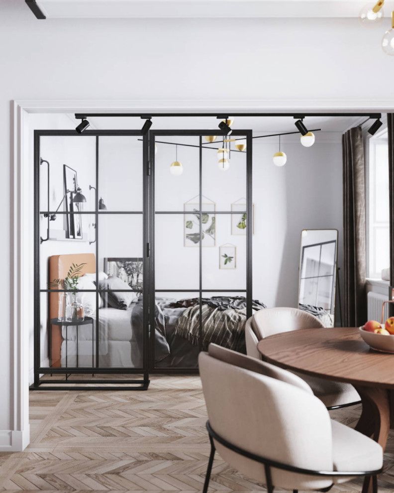 Design of a one-room Khrushchev 31 m² in Tver