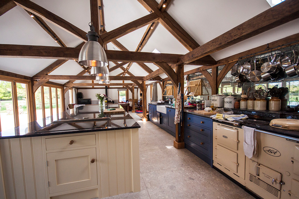 Traditional kitchen in Sussex.