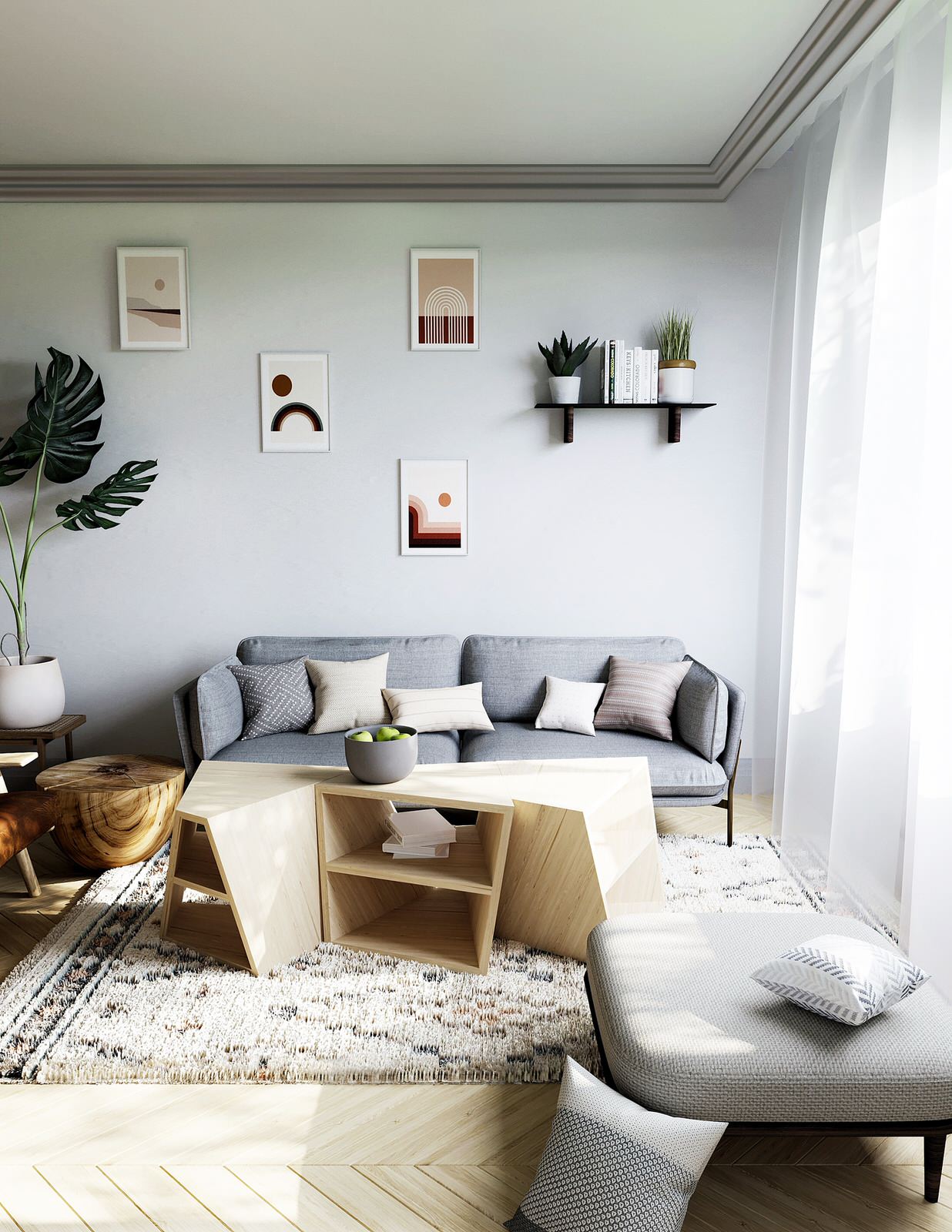 Современная гостиная