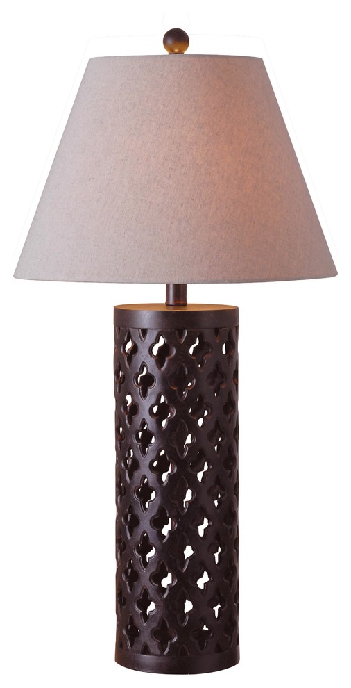 Kenroy 32258GFBR Cut Out Table Lamp