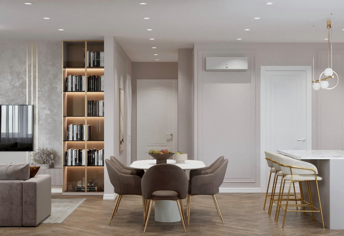 ЖК Люмин, 3 комнаты, 140 м²