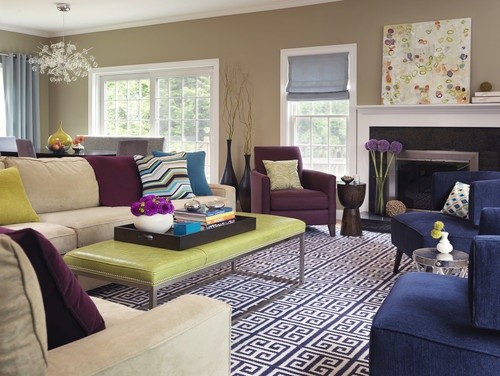 Eclectic Living Room Perth Ottomans are the new coffee table in living areas eclectic-living-room