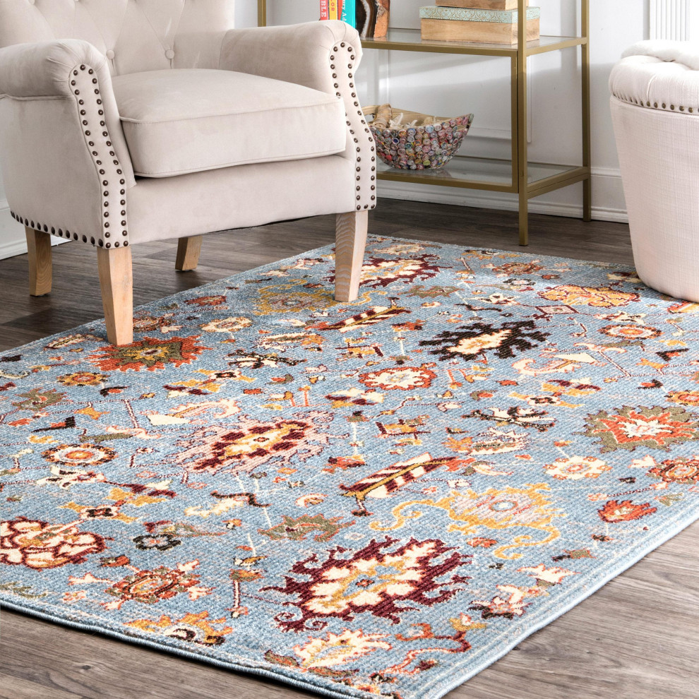 nuLOOM Colleen VintageStyle Area Rug Mediterranean Area Rugs by