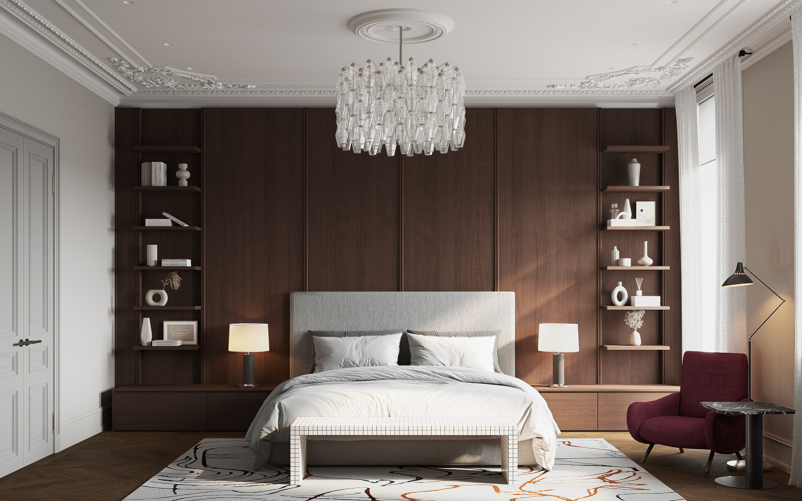 Яркая квартира с баром