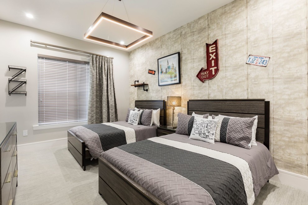 Example of a trendy home design design in Orlando