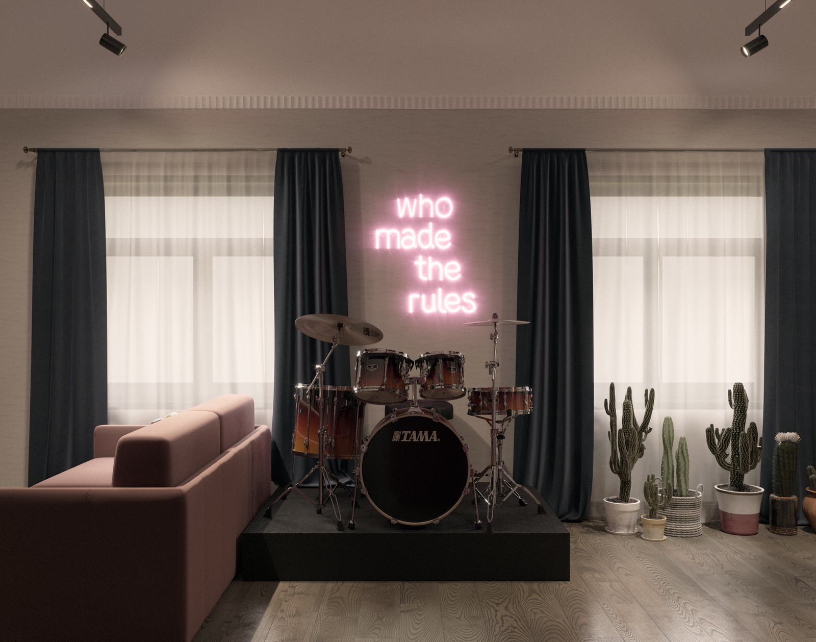 Дом в стиле "Русский лофт"