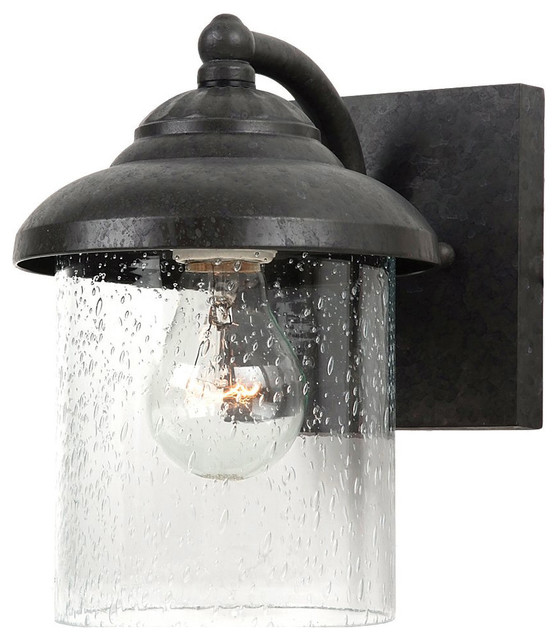 Sea Gull Lighting 84068746 Oxford Bronze Bayside 1 Light Outdoor Wall Fixture