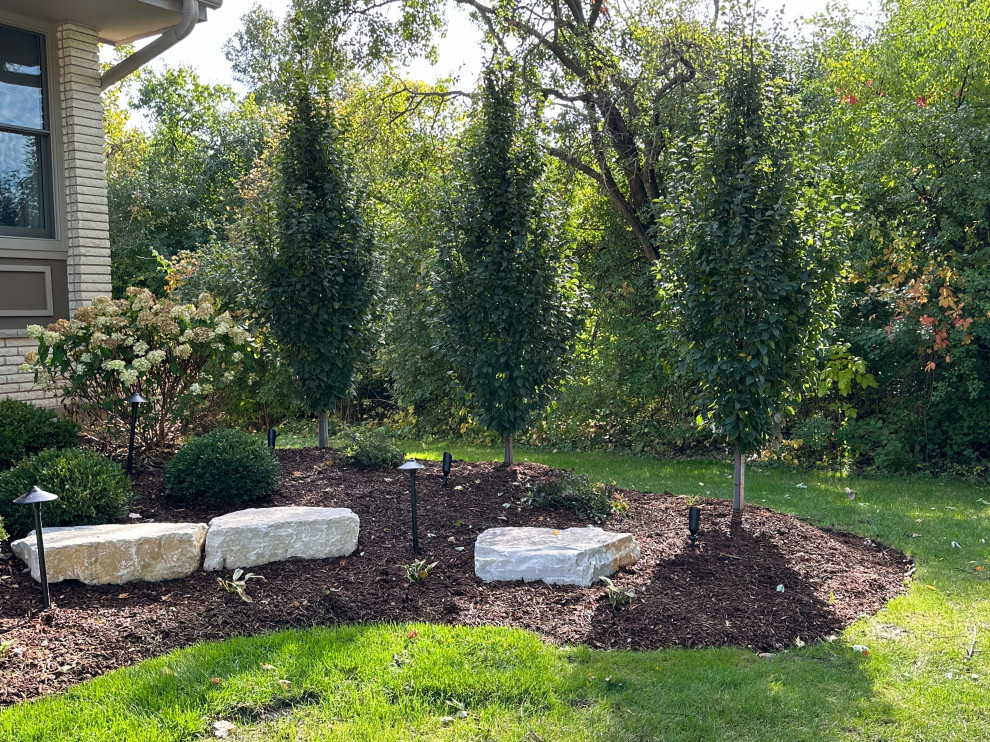 Design ideas for a transitional landscaping in Chicago.