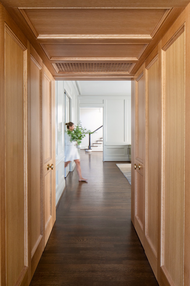 Hallway - transitional hallway idea in Portland