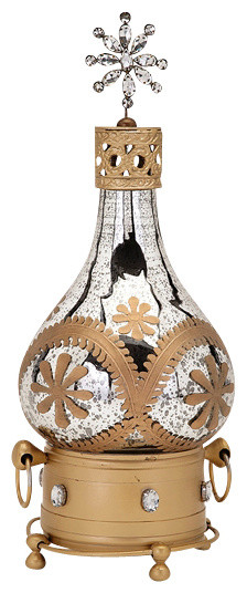 Embellished Eclectic Hallam Glass Decanter