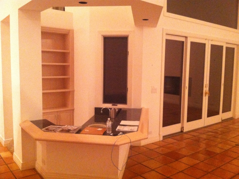 Inspiration for a transitional kitchen remodel in Miami