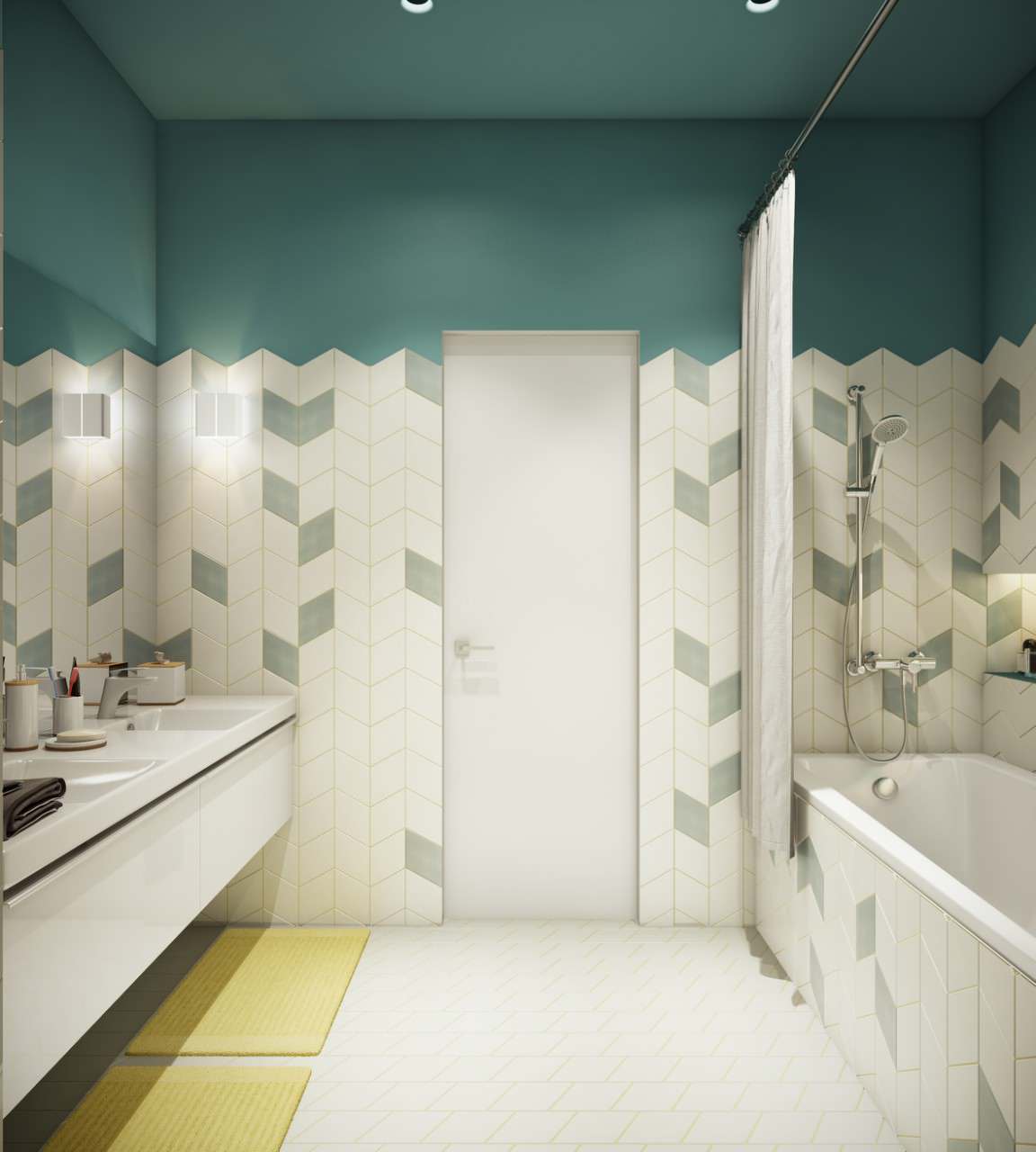 Интерьер в 160м2 ЖК Велтон парк