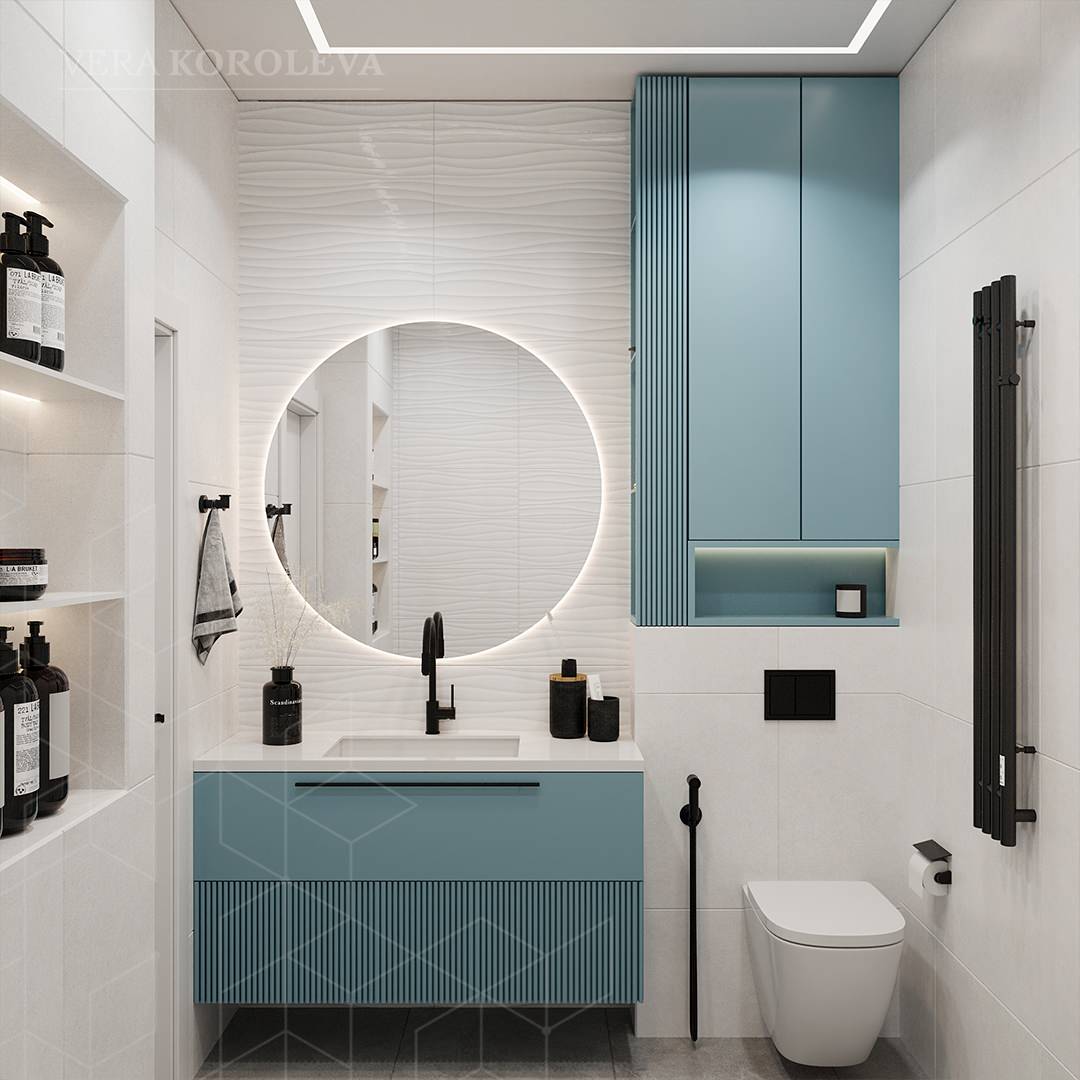 Дизайн-проект двухкомнатной квартиры в Москве в ЖК "Первый Московский"