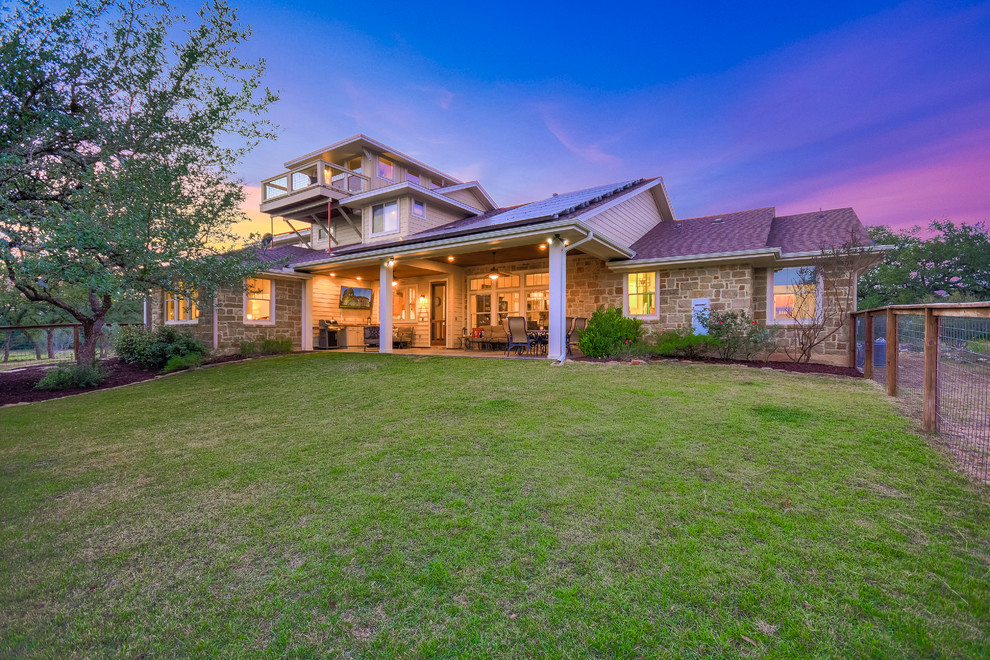 Traditional exterior in Austin.