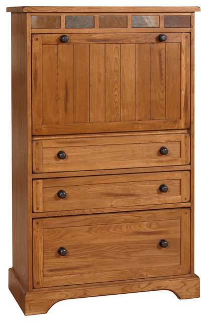 Sedona Laptop Armoire Transitional Desks And Hutches By