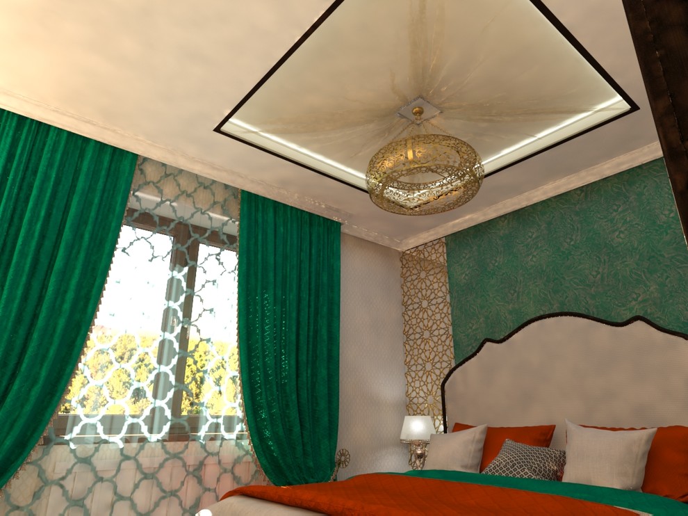 Спальня в стиле "Арабская неоклассика"