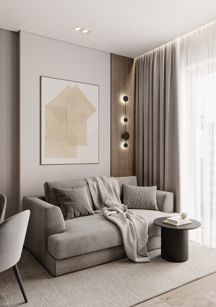 Дизайн-проект трехкомнатной квартиры 80 кв.м. Проект 2024г.