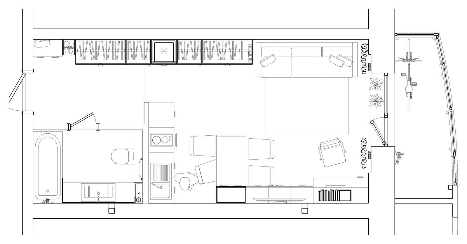 Фиолетовая студия