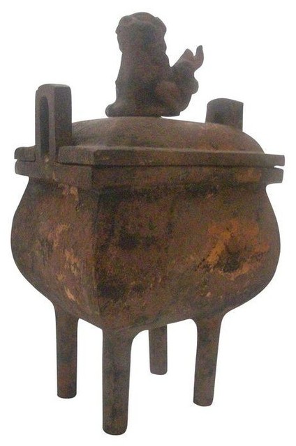 Pre-owned Mid-Century Bronze Incense Burner