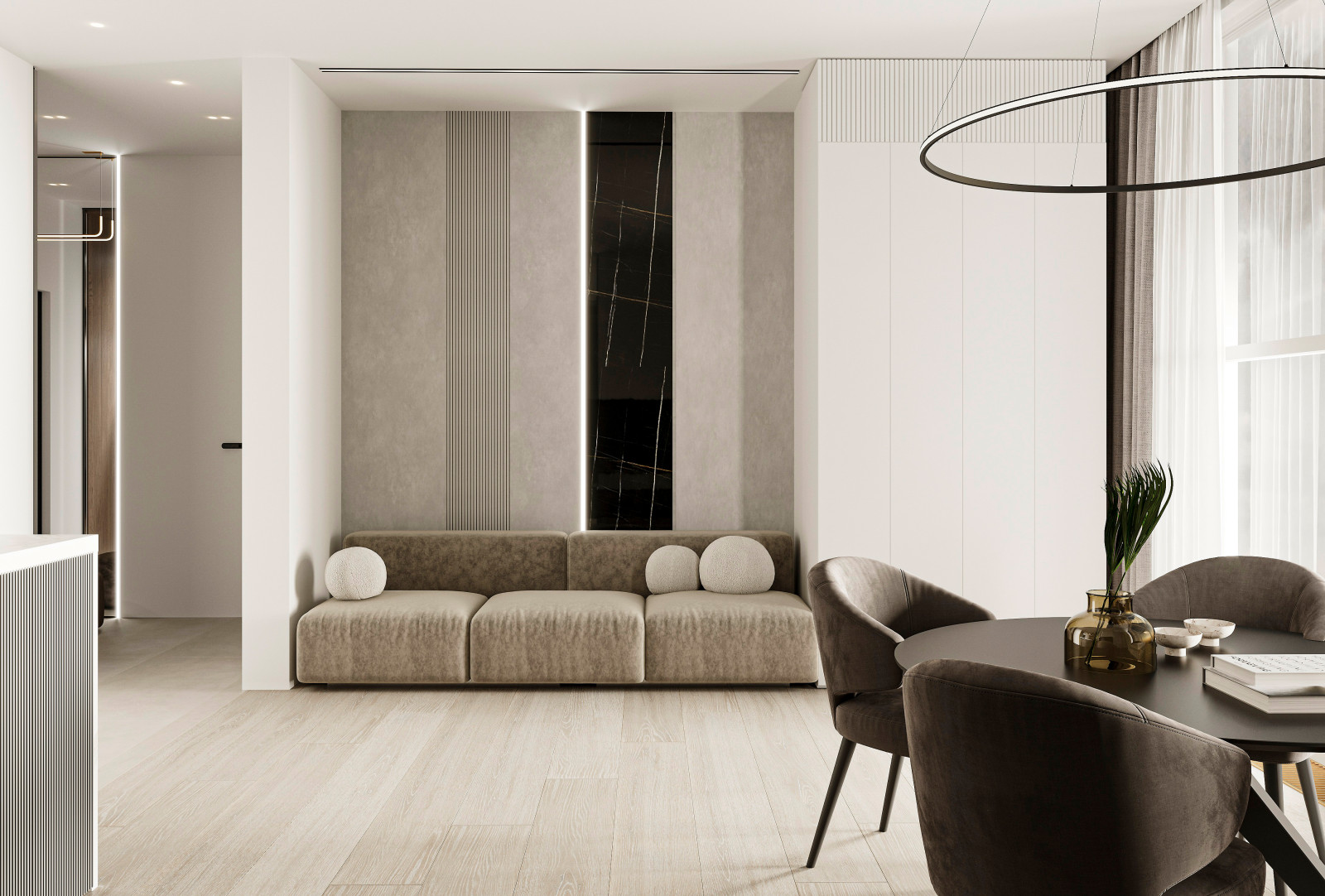 Проект 1-комнатной квартиры SPACE FOR TWO