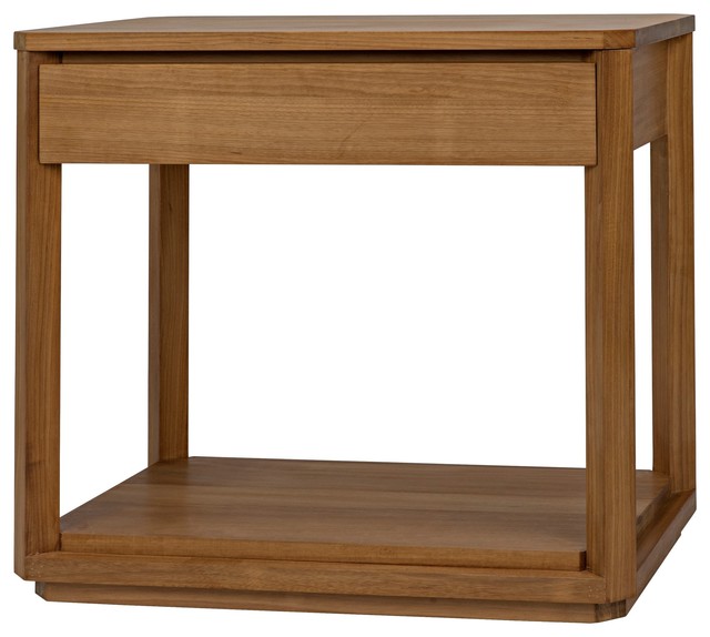 32 Wset Of 2 Side Table Single Drawer Open Base Hand Crafted 32 Wset Of 2 Side Table Single Drawer