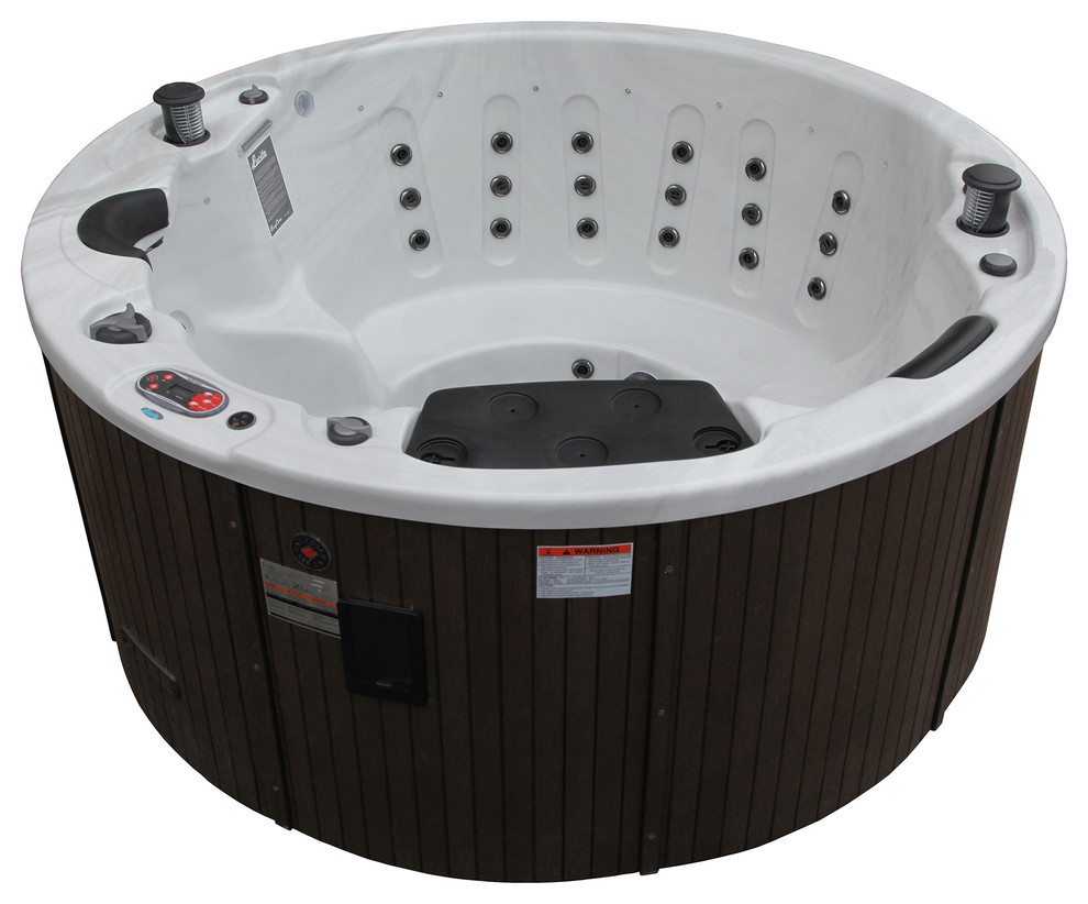 Ottawa 38-Jet 5-Person Hot Tub With LED Lighting and Pop-up Speakers