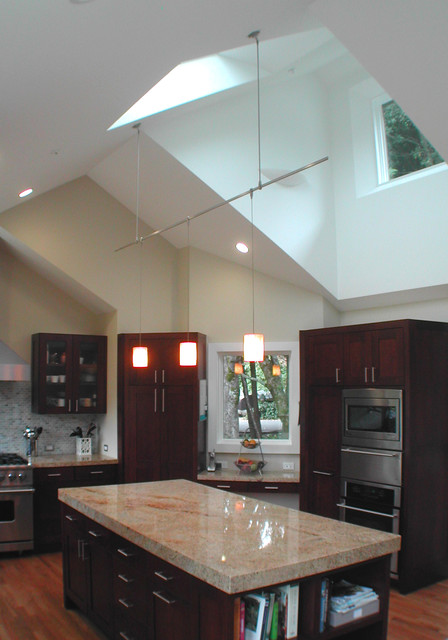 skylights over kitchen