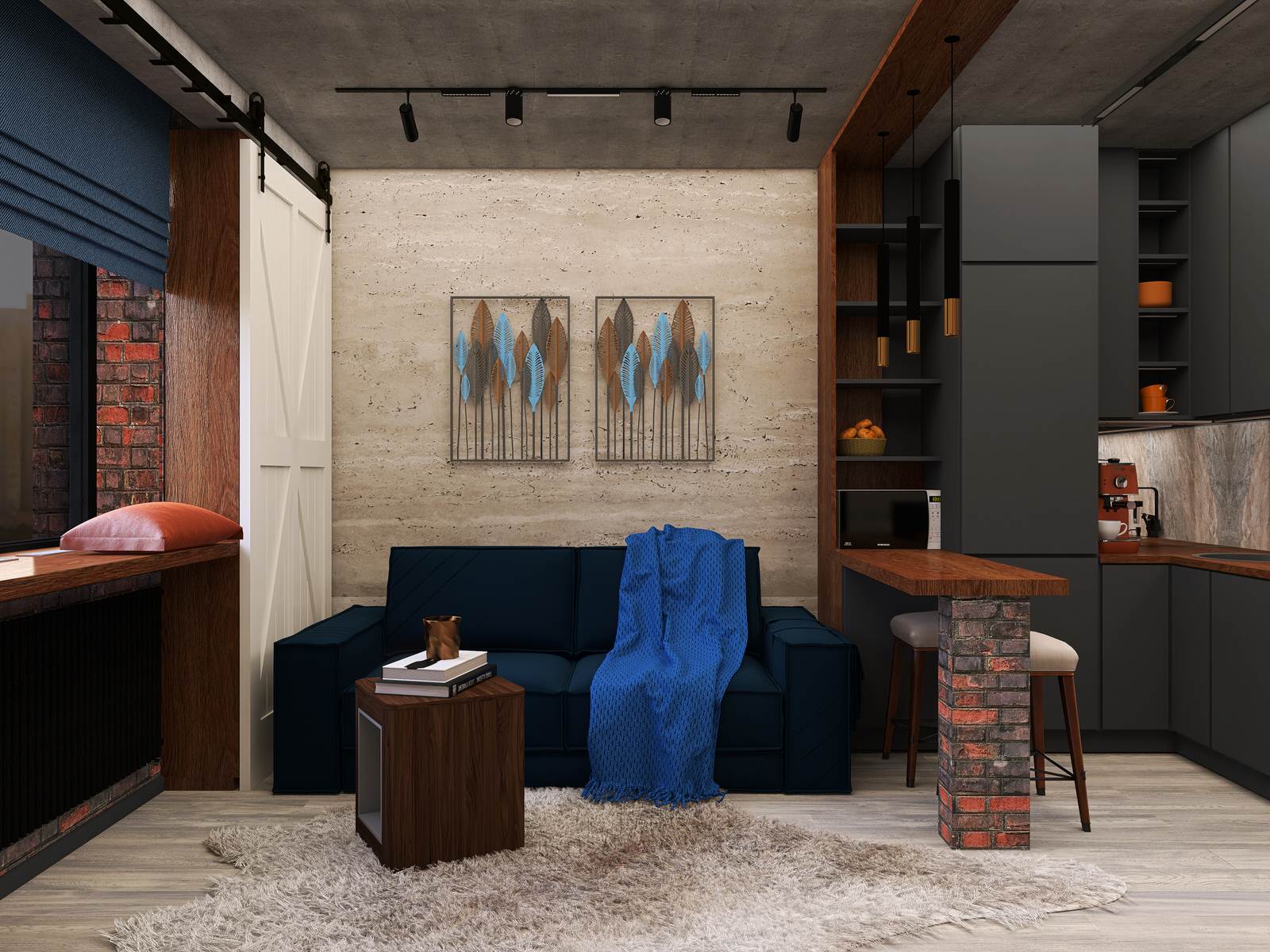 Квартира-студия для студента 24,8 кв.м