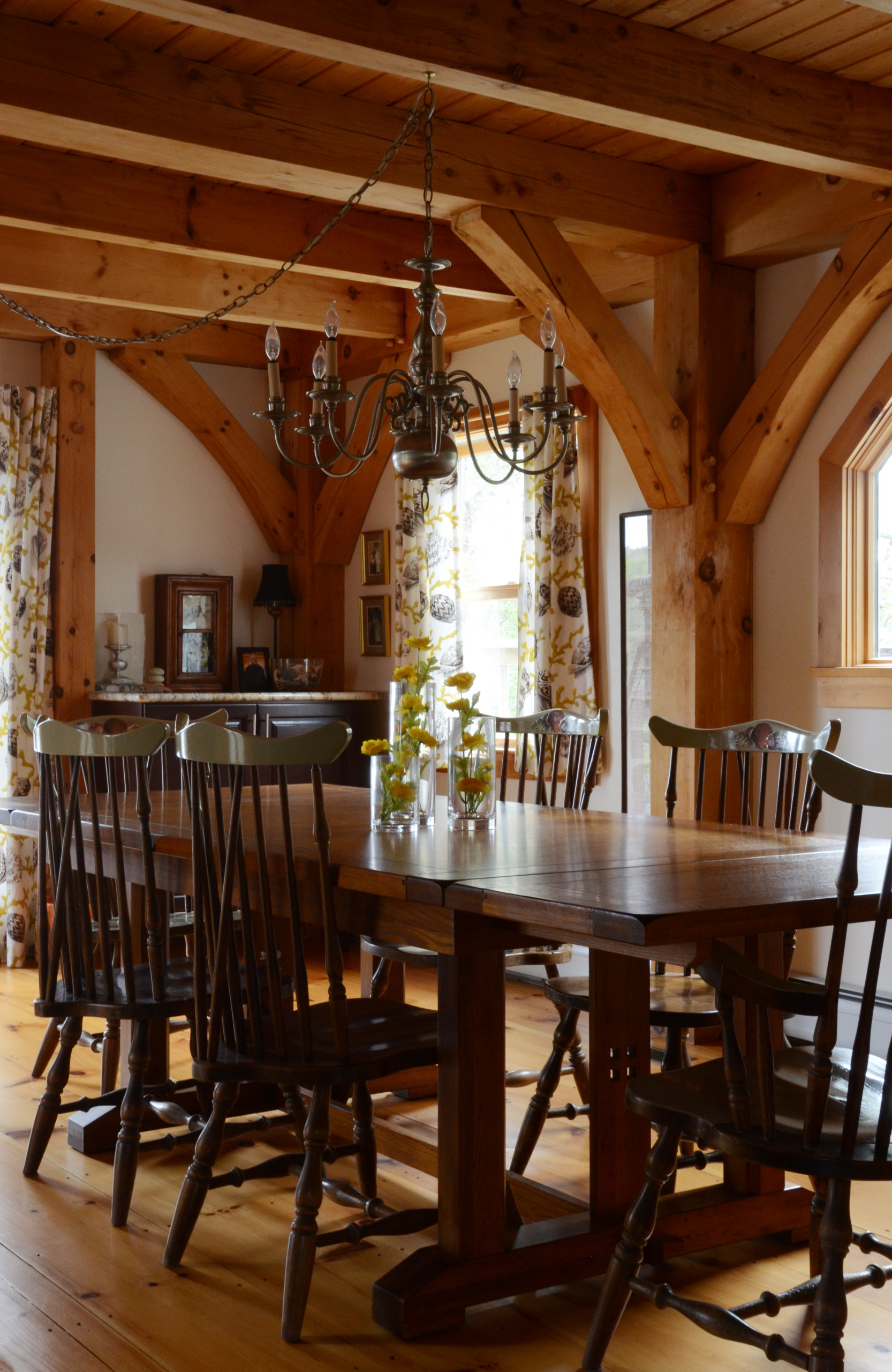 Cap Cod Style Timber Frame My Houzz: Memories Fill a Cape Cod Timber-Frame Home