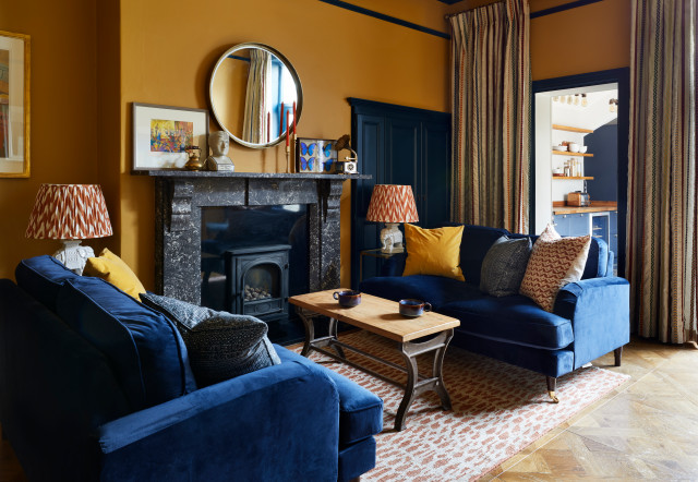 Townhouse eclectic-living-room